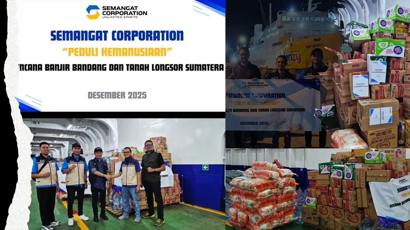 Semangat Corporation Salurkan Bantuan Kemanusiaan ke Wilayah Terdampak Bencana di Sumatera